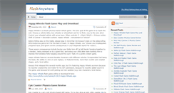 Desktop Screenshot of blog.flashanywhere.net